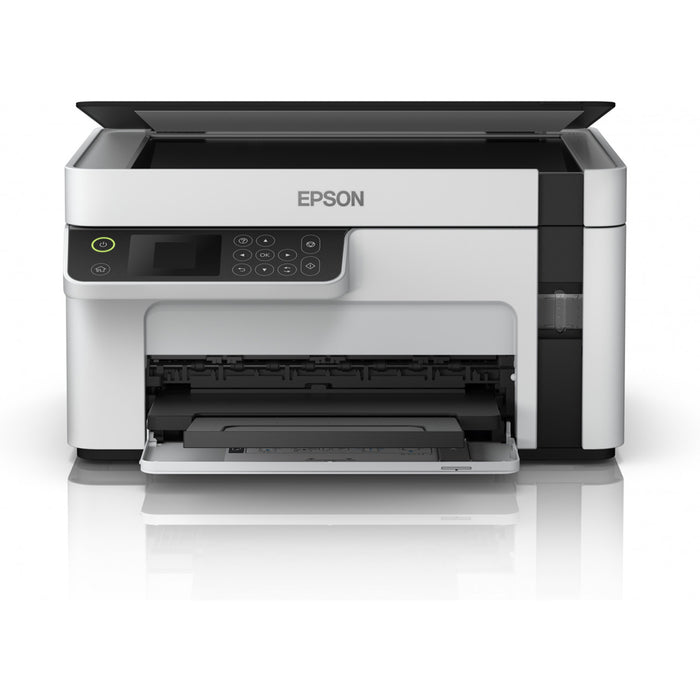 Epson EcoTank ET-M2120 A4 Mono Multifunction Wireless Network 3 in 1 with Print,Copy,Scan, A4 Mono Inkjet Printer