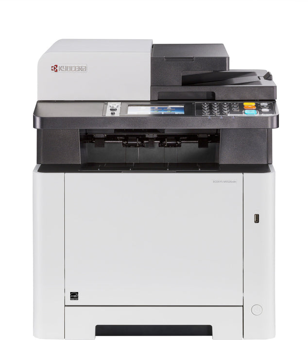 Kyocera Ecosys M5526CDN MFP Multifunction Duplex Network 4 in 1 with Print,Copy,Fax and Scan Colour Laser A4 Printer