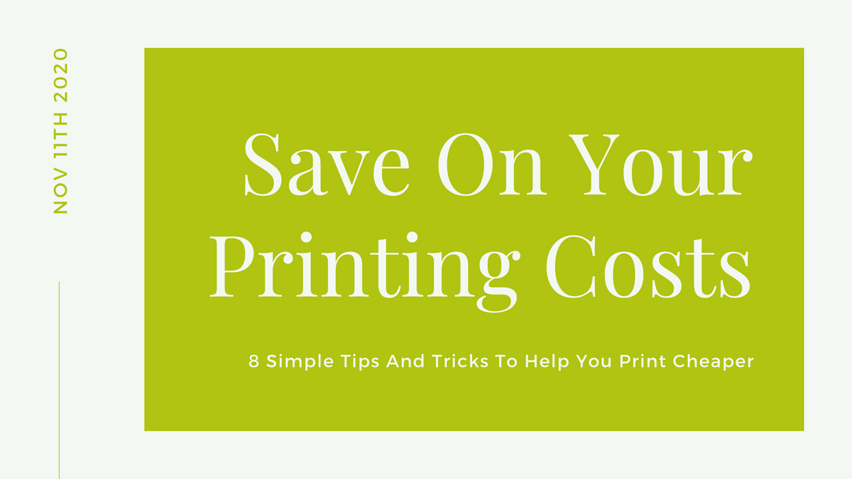 How to Reduce Printing Costs — 12 Free Tips from the Pros