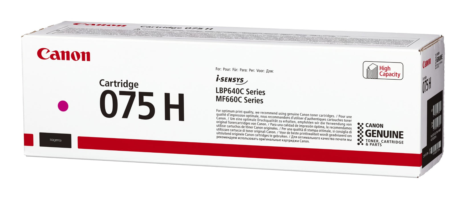 Canon Original 075H High Capacity Magenta Toner