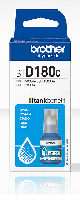 Brother Original BTD180C Cyan Refill Ink Bottle