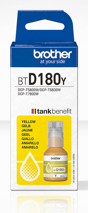 Brother Original BTD180Y Yellow Refill Ink Bottle