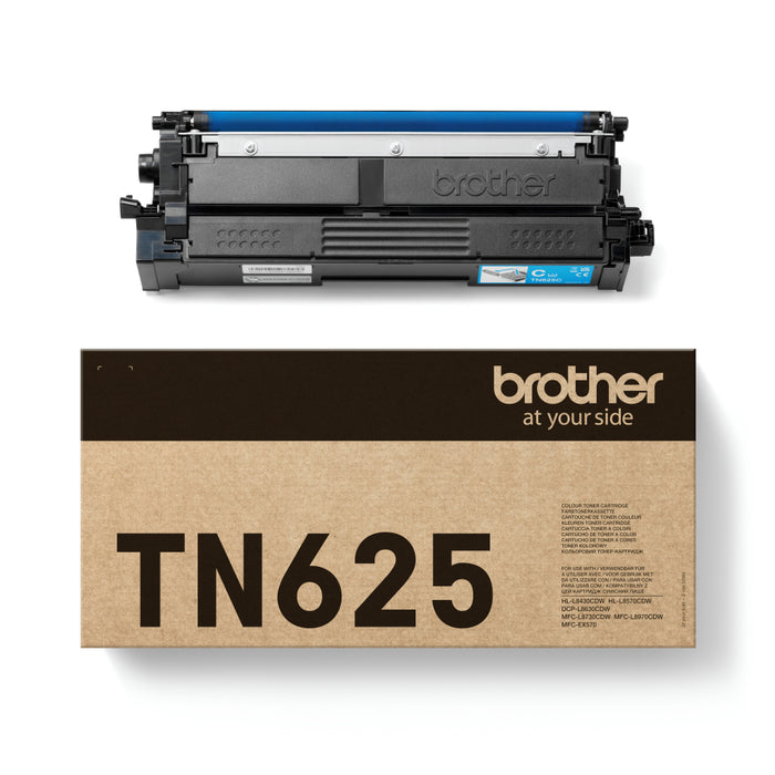 Brother TN-625C — Cyan Toner Cartridge (Standard)