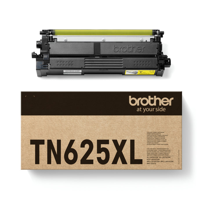 Brother TN-625XLY — Yellow Toner Cartridge (High Yield)