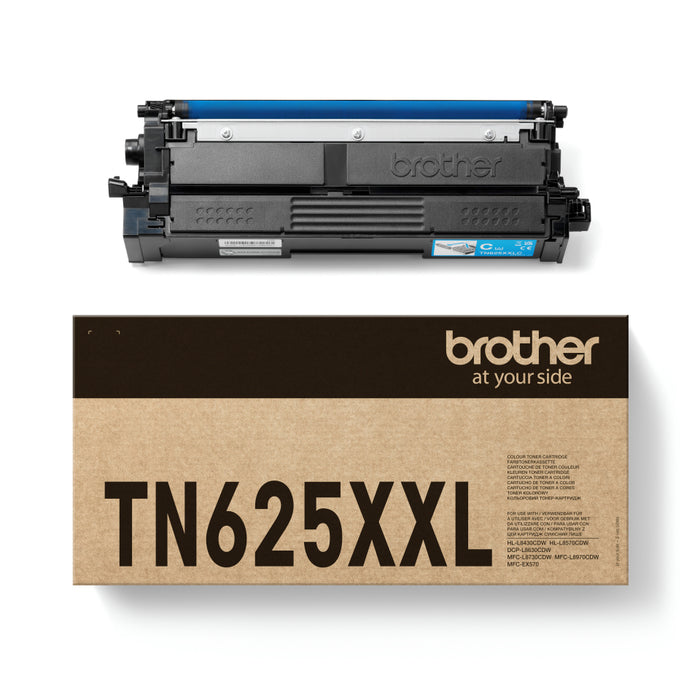 Brother TN-625XXLC — Cyan Toner Cartridge (Extra High Yield)