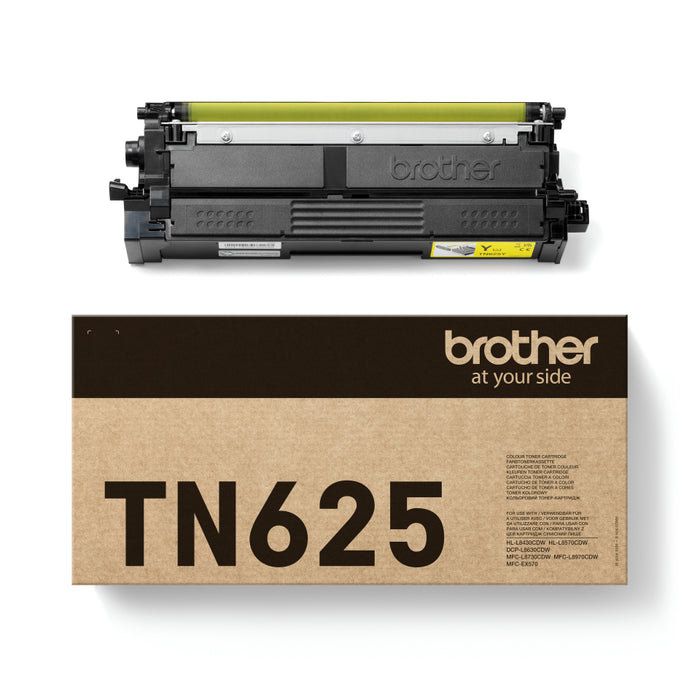Brother TN-625Y — Yellow Toner Cartridge (Standard)