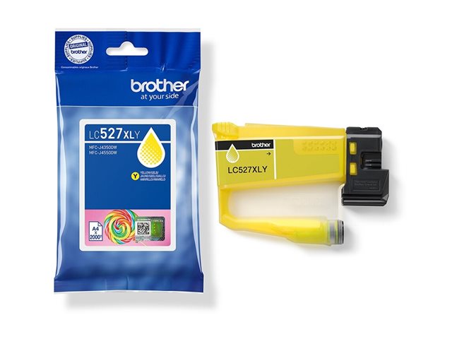 Brother Original LC-527XLY Yellow High Yield Ink Cartridge