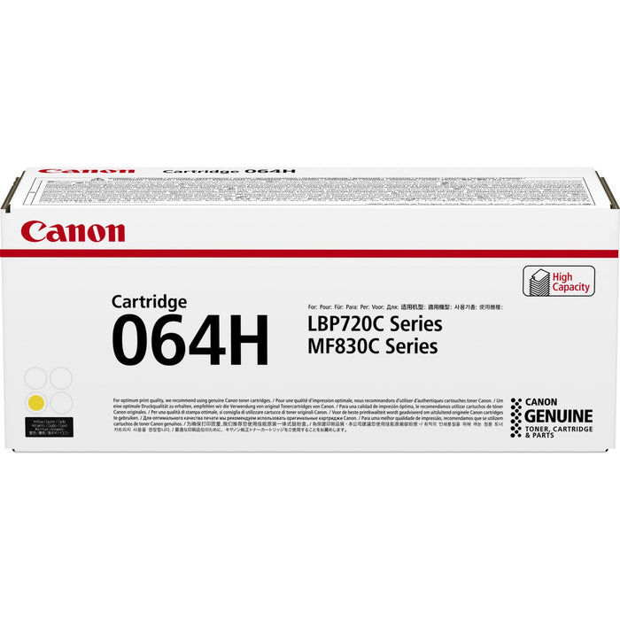 Canon 064H High Capacity Yellow Toner (Original)