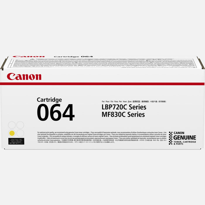 Canon 064 Standard Capacity Yellow Toner (Original)