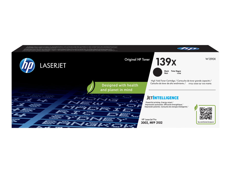 HP 139X W1390X Black Toner Cartridge (original)