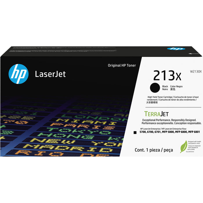 HP 213X W2130X High Yield Black Toner Cartridge (original)