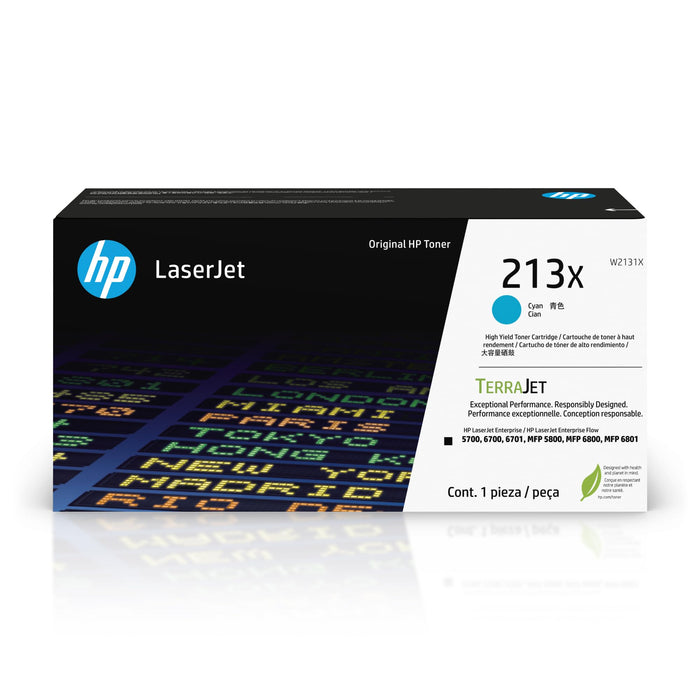 HP 213X W2131X High Yield Cyan Toner Cartridge (original)