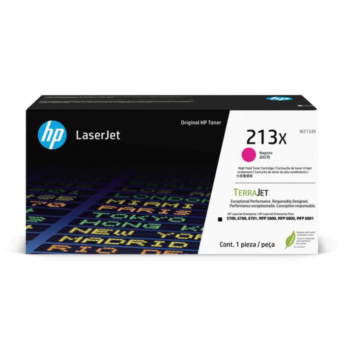 HP 213X W2133X High Yield Magenta Toner Cartridge (original)