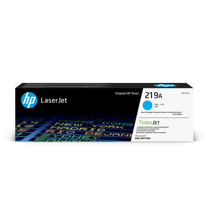 HP 219A W2191A Cyan Toner Cartridge (original)