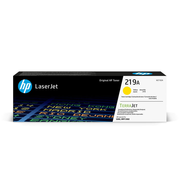 HP 219A W2192A Yellow Toner Cartridge (original)