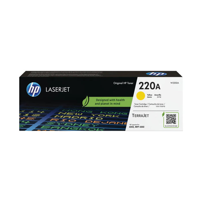 HP 220A W2202A Yellow Toner Cartridge (original)