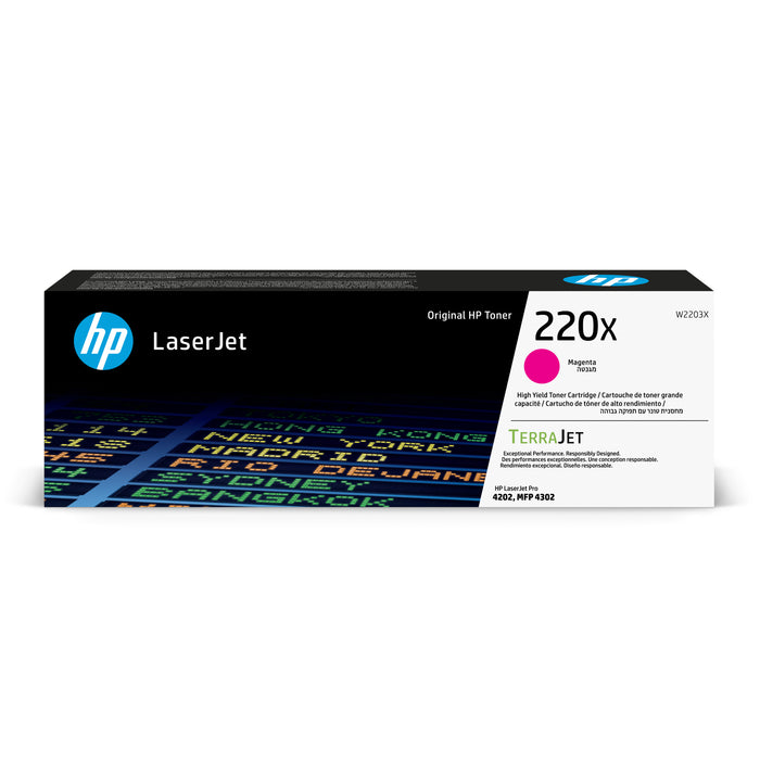 HP 220X W2203X High Yield Magenta Toner Cartridge (original)