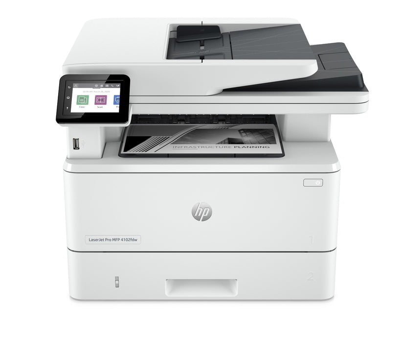 HP LaserJet Pro MFP 4102fdw Fax Duplex Wireless A4 Mono Laser Printer