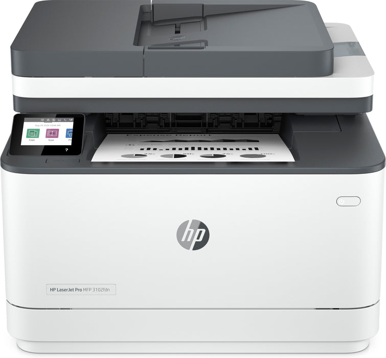 HP Mono LaserJet Pro MFP 3102fdn A4 Fax Duplex Network