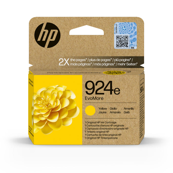 HP 924e Evomore (4K0U9NE) High Yield Yellow Ink (Original)