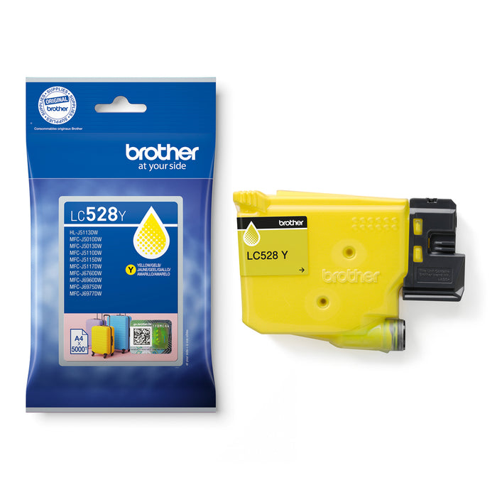 Brother Original LC-528Y Yellow Super High Yield Ink Cartridge