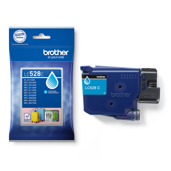 Brother Original LC-528C Cyan Super High Yield Ink Cartridge