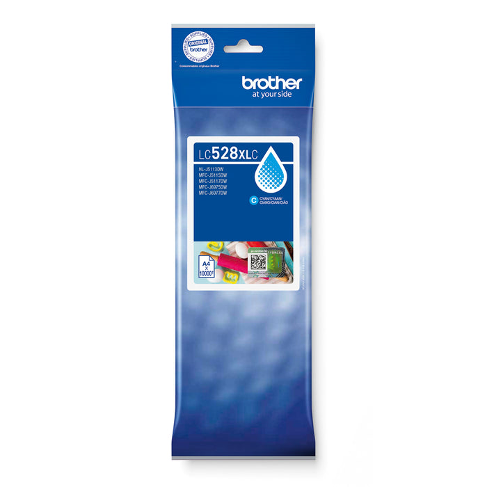 Brother LC-528XLC Cyan ink box