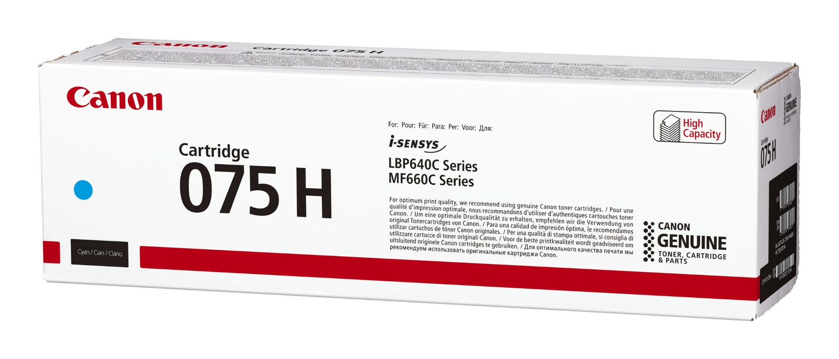 Canon Original 075H High Capacity Cyan Toner