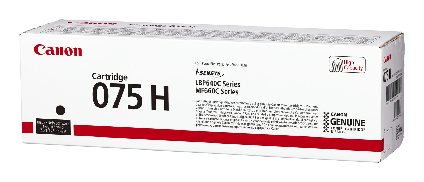 Canon Original 075H High Capacity Black Toner