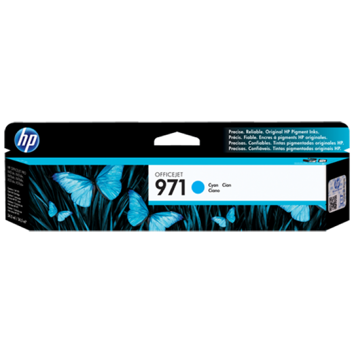 HP 971 Officejet Ink Cartridge Cyan CN622AE