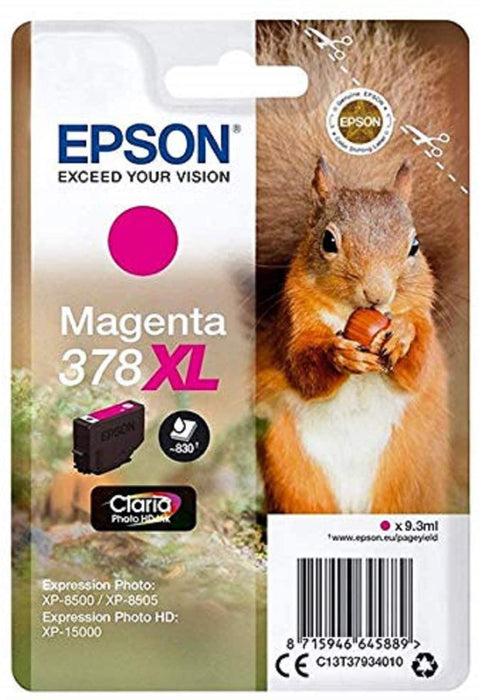 Epson 378XL Magenta Photo HD Inkjet Cartridge C13T37934010