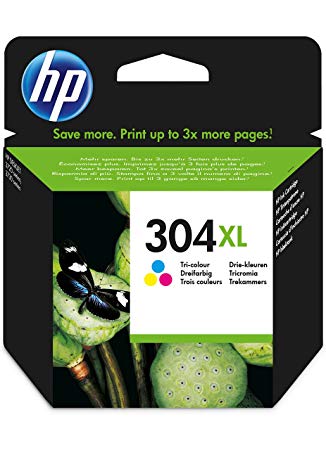 Original HP 304XL (N9K07AE) Colour Ink Cartridge