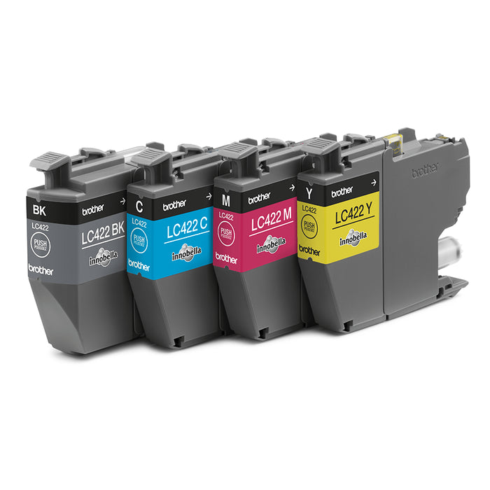 Brother LC-422XLVAL XLCapacity BK/C/M/Y Ink Pack (Original)