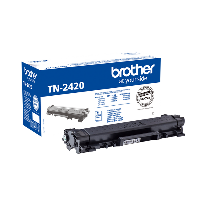Brother TN-2420 High Capacity Black Toner (Original)
