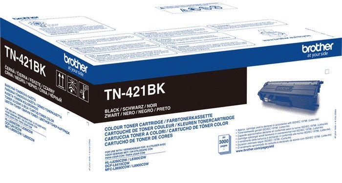 Brother TN-421BK Black Toner Cartridge (Original)