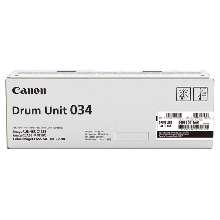 Canon 034 Original Black Drum