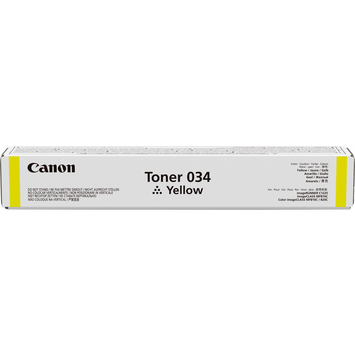 Canon 034 Original Yellow Toner
