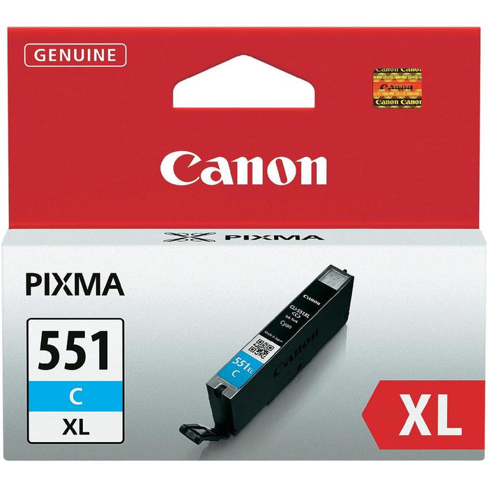 Canon CLI-551C XL High Yield Cyan Ink (Original)