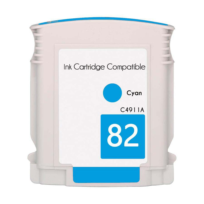 HP 82 (C4911A) Compatible Cyan Ink Cartridge (Dynamo Compatible)