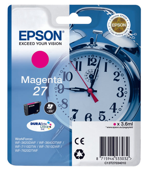 Epson T2703 Magenta Ink Cartridge