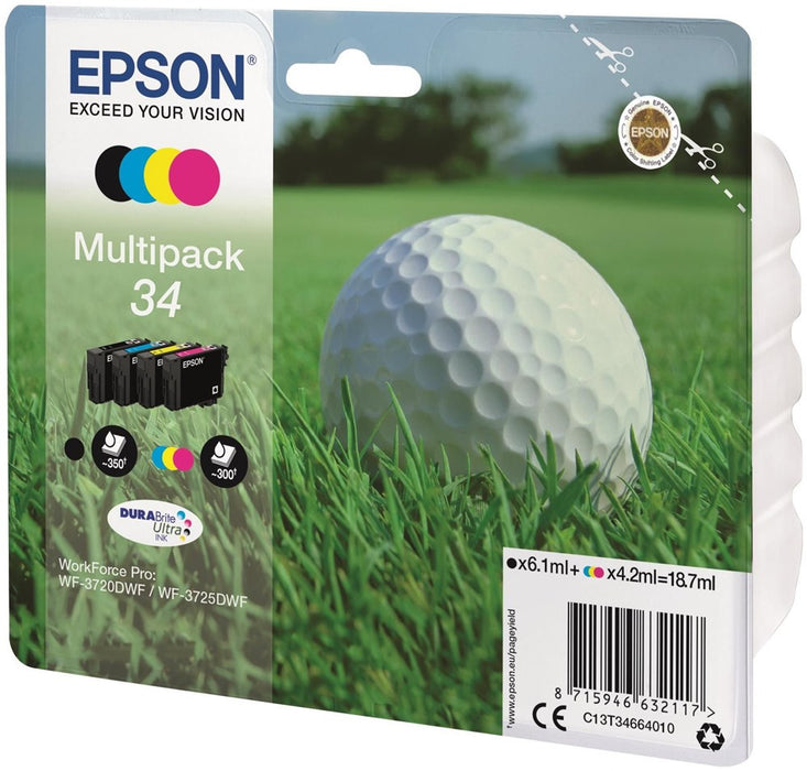 Epson 34 Multipack Inks C13T34664010