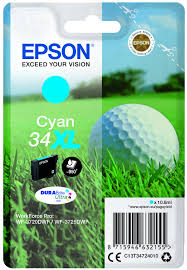 Epson 34XL (T3472) Cyan Ink Cartridge