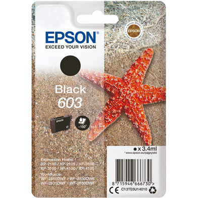 Original Epson 603 Black Ink Cartridge