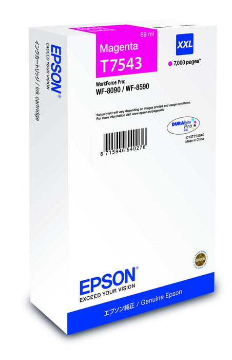Epson T7543XXL Magenta Ink Cartridge
