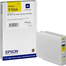 Epson T7554XL Yellow Ink Cartridge