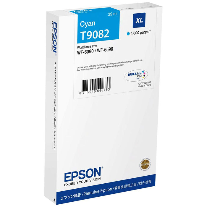 Epson T9082XL Cyan Ink Cartridge