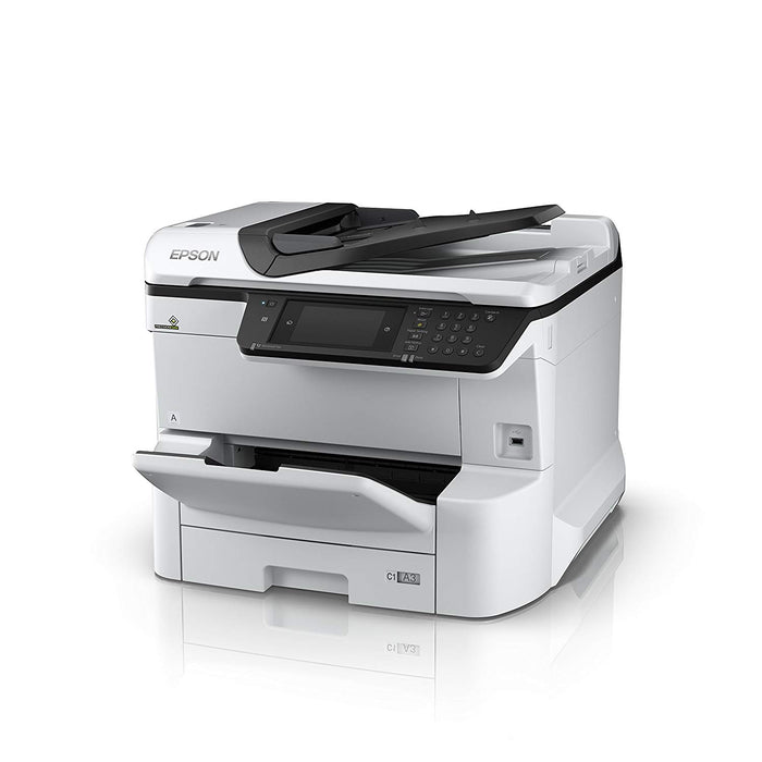 Epson WorkForce Pro WF-C8610DWF MFP Multifunction Duplex Wireless Network 4 in 1 with Print,Copy,Scan and Fax A3 Colour Inkjet Printer