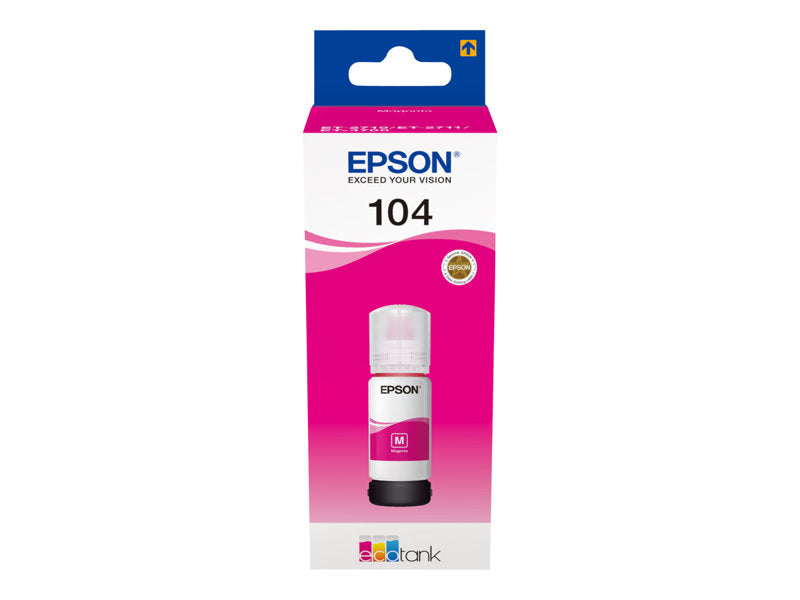Epson EcoTank 104 Magenta Ink Bottle C13T00P340
