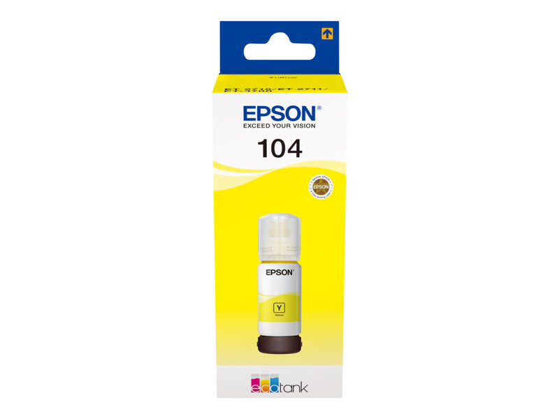 Epson EcoTank 104 Yellow Ink Bottle C13T00P440
