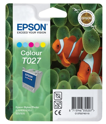 Epson T027 Original Colour Ink